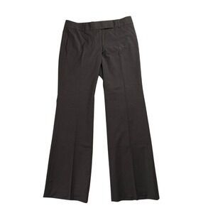 Ann Taylor Brown Stretch Wool Lined Dress Pants Womens 8 Bootcut Trousers 70084A